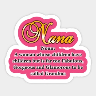 Nana Sticker